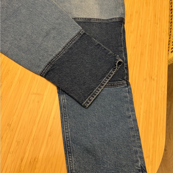 Divided Women's High Rise Patchwork Jeans Sz 8 NWT - Picture 9 of 11